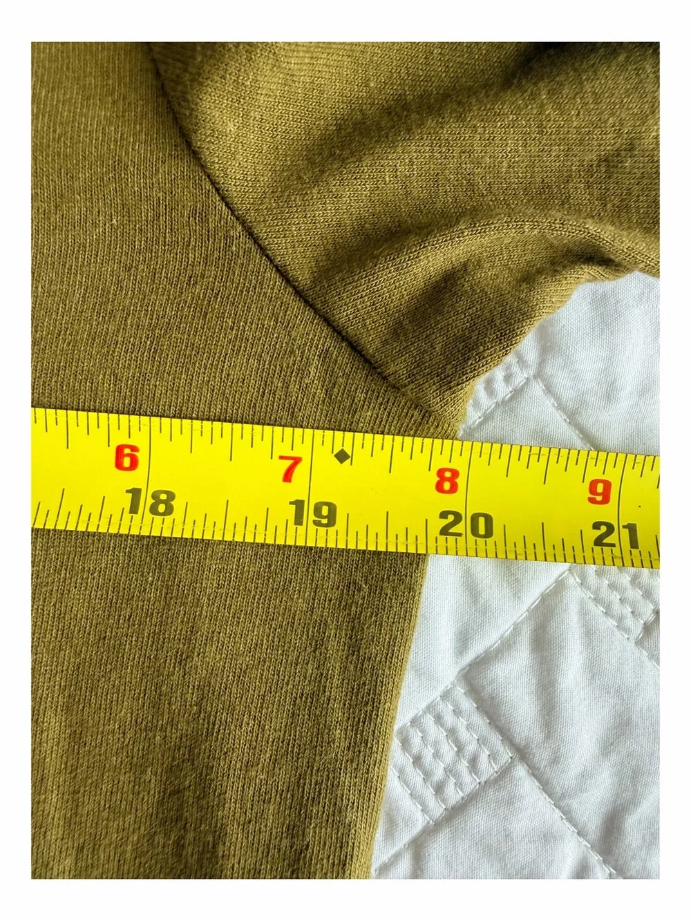 AMI Alexandre Mattiussi x Smiley Olive Cotton Graphic Tee Size M